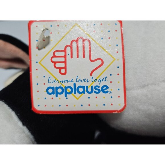 Vintage 80s Applause Bull Cow 7 Inch Jennifer Mazur Plush Stuffed Animal Toy - Picture 7 of 13